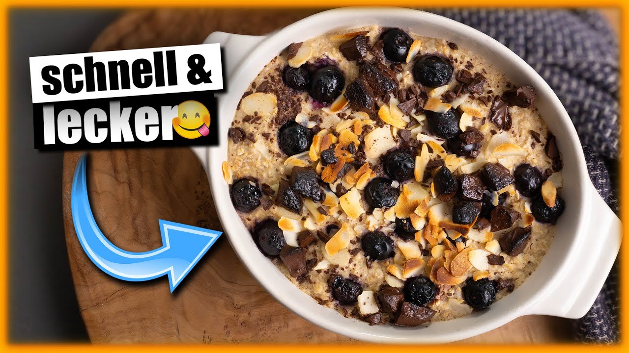 Baked Oats im Airfryer 🌪️ | Einfach, lecker & perfekt für Meal Prep 💪🏼