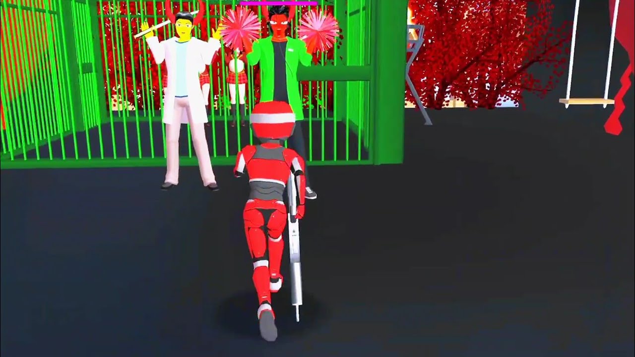Robot captures zombie doctor😱😱||#sakuraschoolsimulator#trending#shortsfeed#shortfilm#newupdate#sss