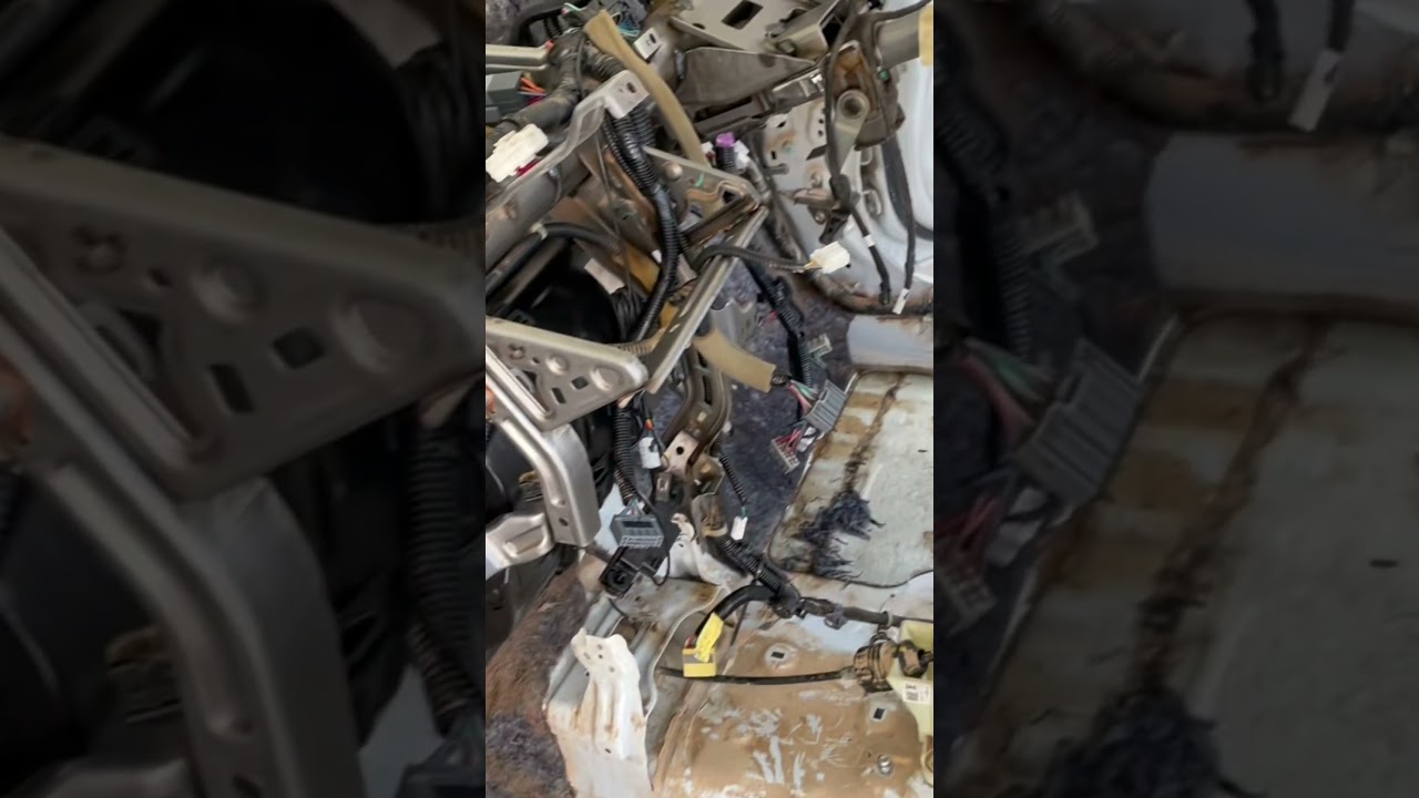 Water damaged Car inner cleaning of Honda BRV 