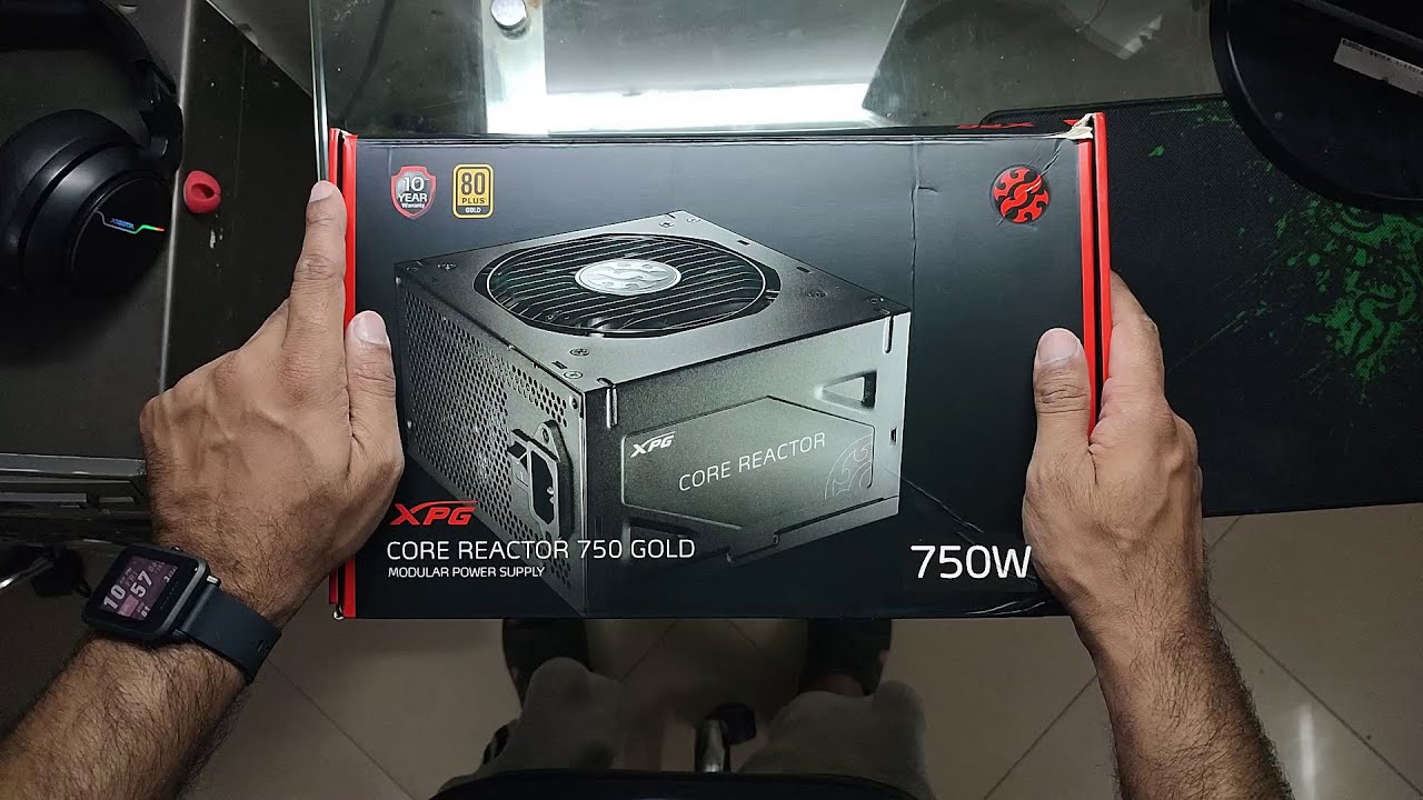 Unboxing XPG CORE REACTOR Modular PSU | 750Watt 80 Plus Gold Certified