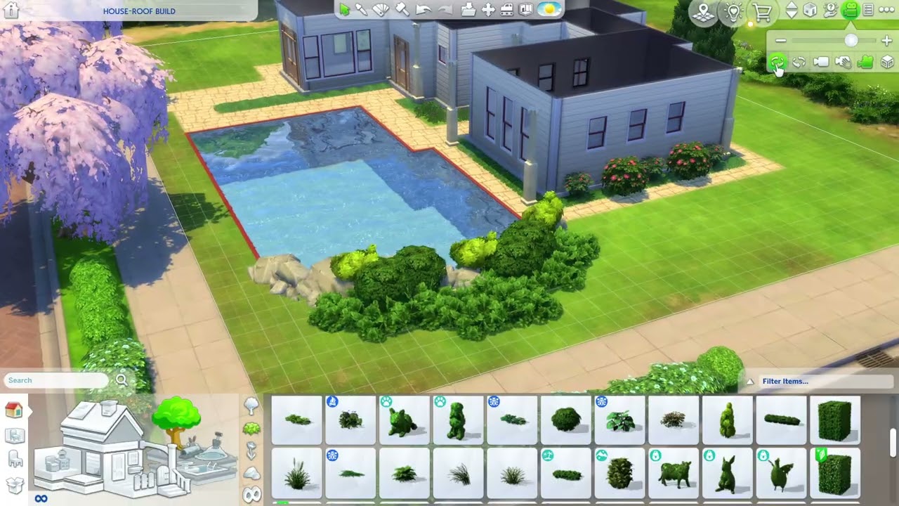 How I-roof a crazy build-3/Sims4