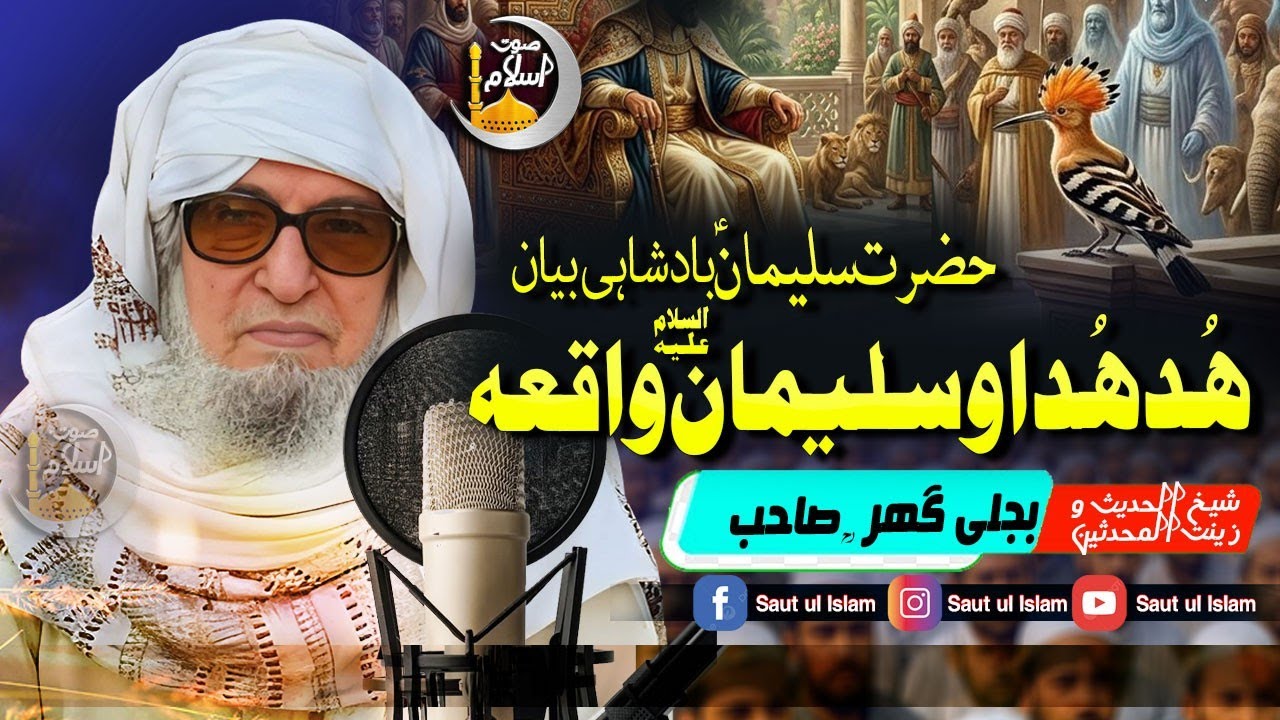 Molana Bijleegar Sahib | Hud Hud O sulaiman A.S waqeaہدہداوسلیمان واقعا || Saut Ul Islam