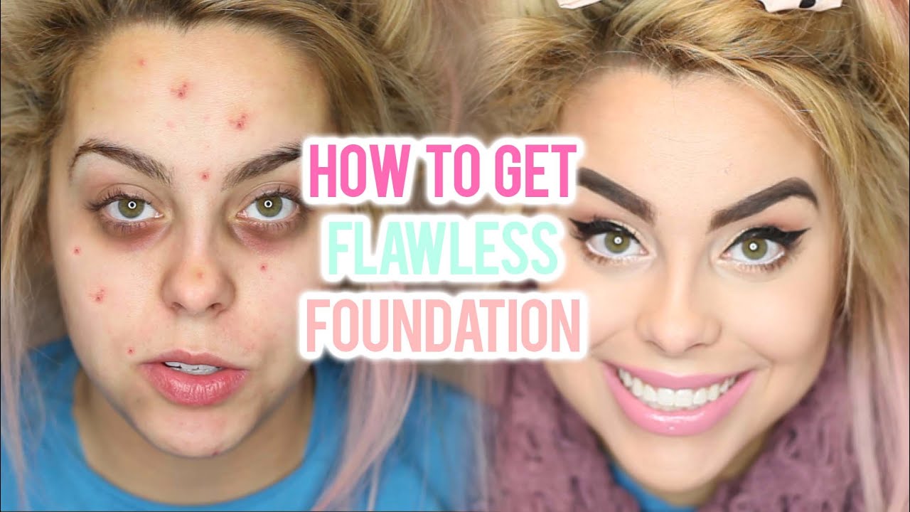 ACNE FOUNDATION ROUTINE FOR FLAWLESS SKIN (FULL COVERAGE TUTORIAL) I Nicole Matthews I