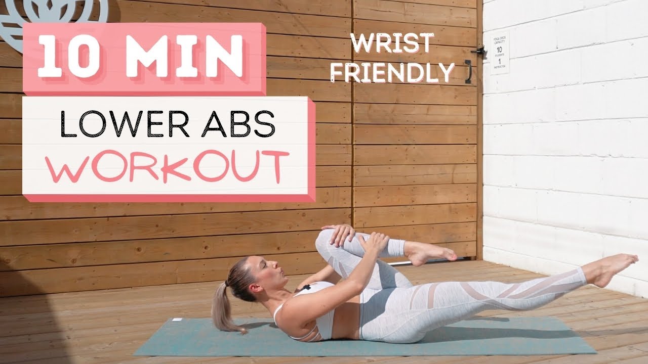 10 min LOWER ABS WORKOUT | Target the Low Belly | No Wrists