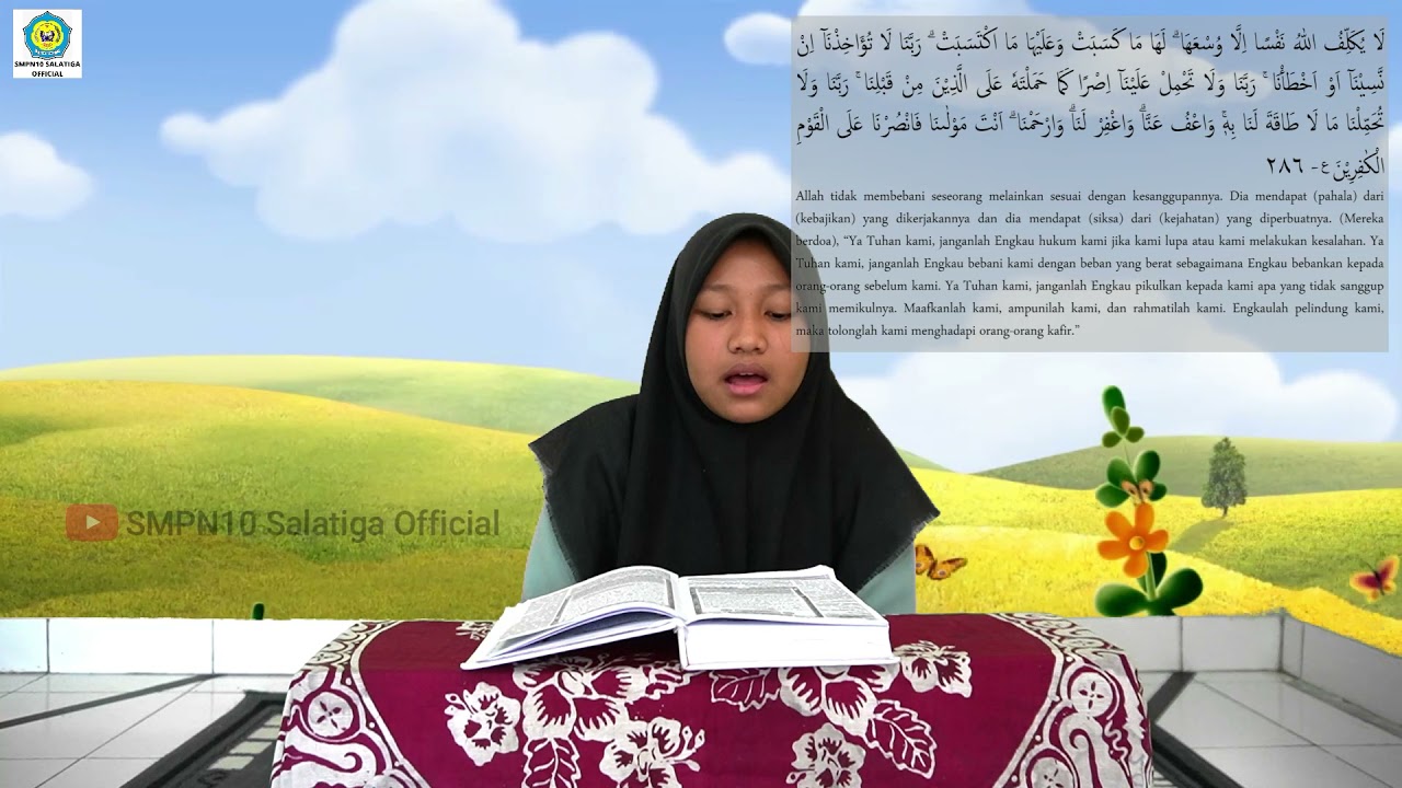 Merdu | Tartil Qs. Al-Baqarah Ayat 284-286 oleh Safna