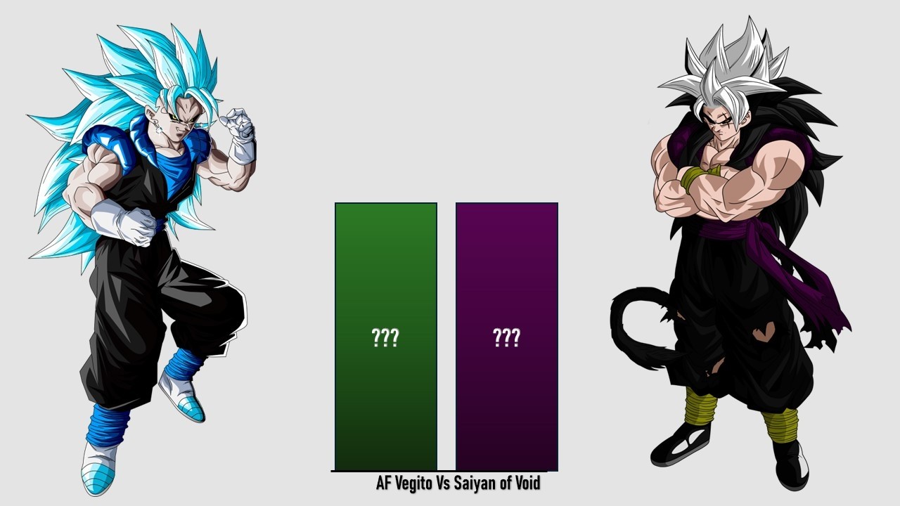 AF Vegito Vs Saiyan of Void Power Level