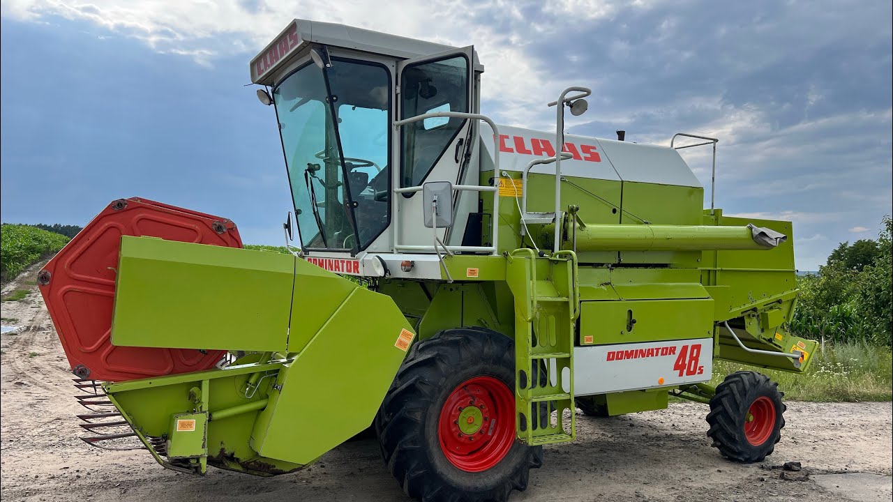 Оце так зберігся!👍Стан НОВОГО! Claas Dominator 48s 1991рік гідравлічна вигрузна