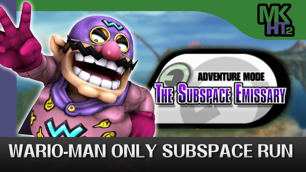 Wario-Man Only Subspace Emissary Run - Super Smash Bros. Brawl