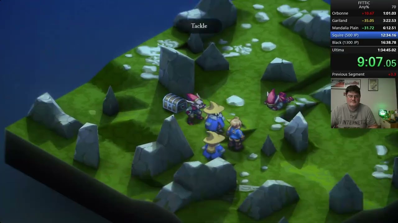 Final Fantasy Tactics: The Ivalice Chronicles Speedrun (Squire difficulty, any%) 1:32:50