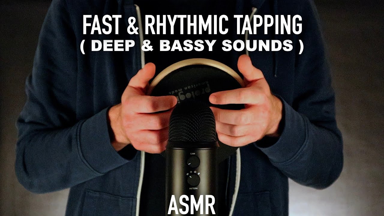 ASMR Fast & Rhythmic Tapping with Deep & Bassy Triggers (No Talking)