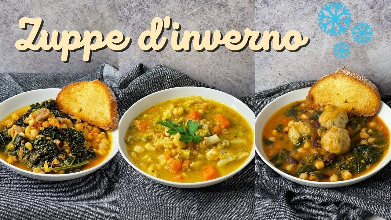 3 ZUPPE COMFORT FOOD PER L'INVERNO