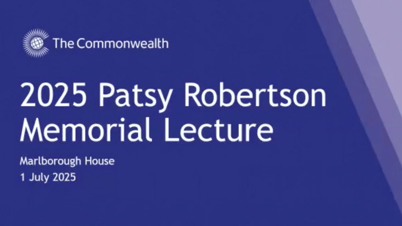 Patsy Robertson Memorial Lecture 2025