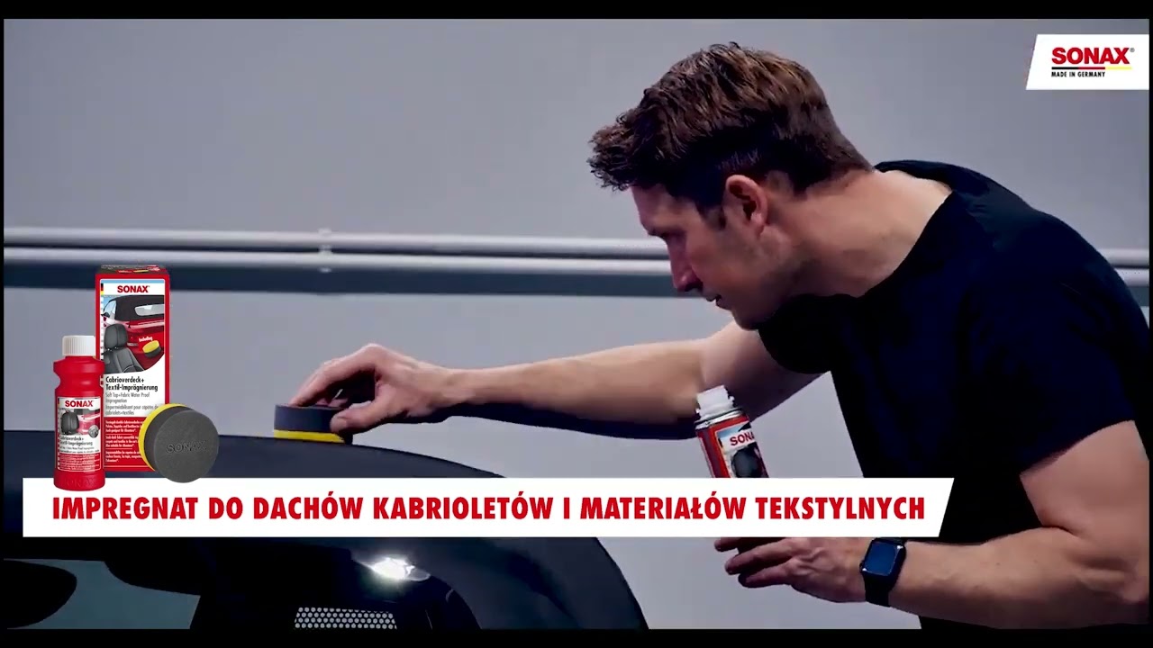SONAX Impregnat do dachów kabrioletów