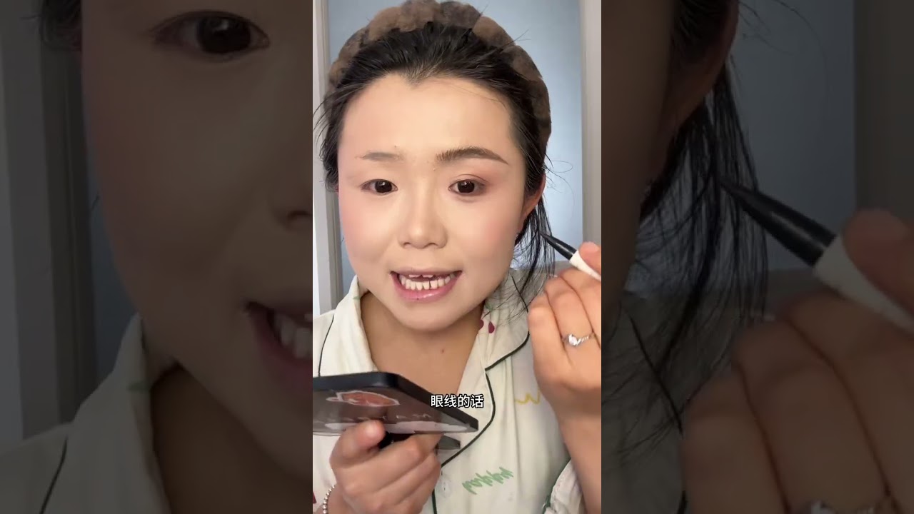Here comes the daily makeup tutorial for 8 a.m....#Makeup tutorial#Zao ba Zhuang Rong#Make