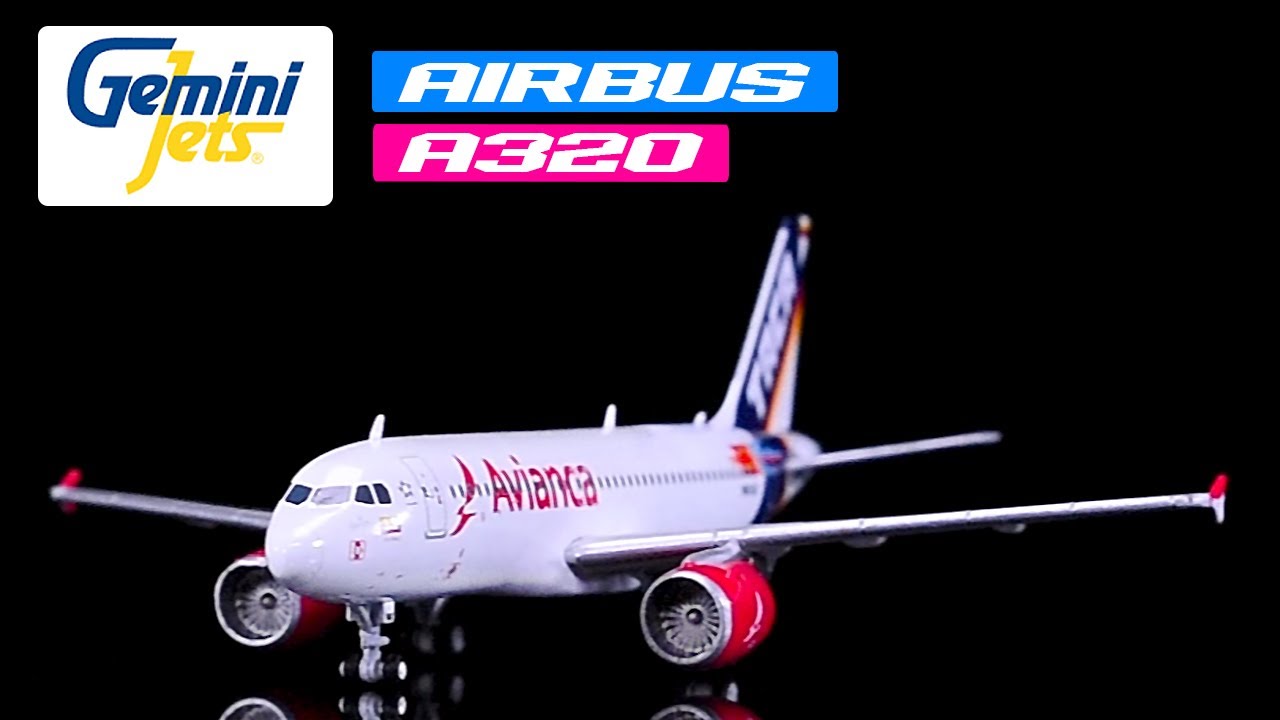 Airbus A320 Commercial Aircraft "Avianca Airlines" 1/400 Diecast Model Airplane by GeminiJets