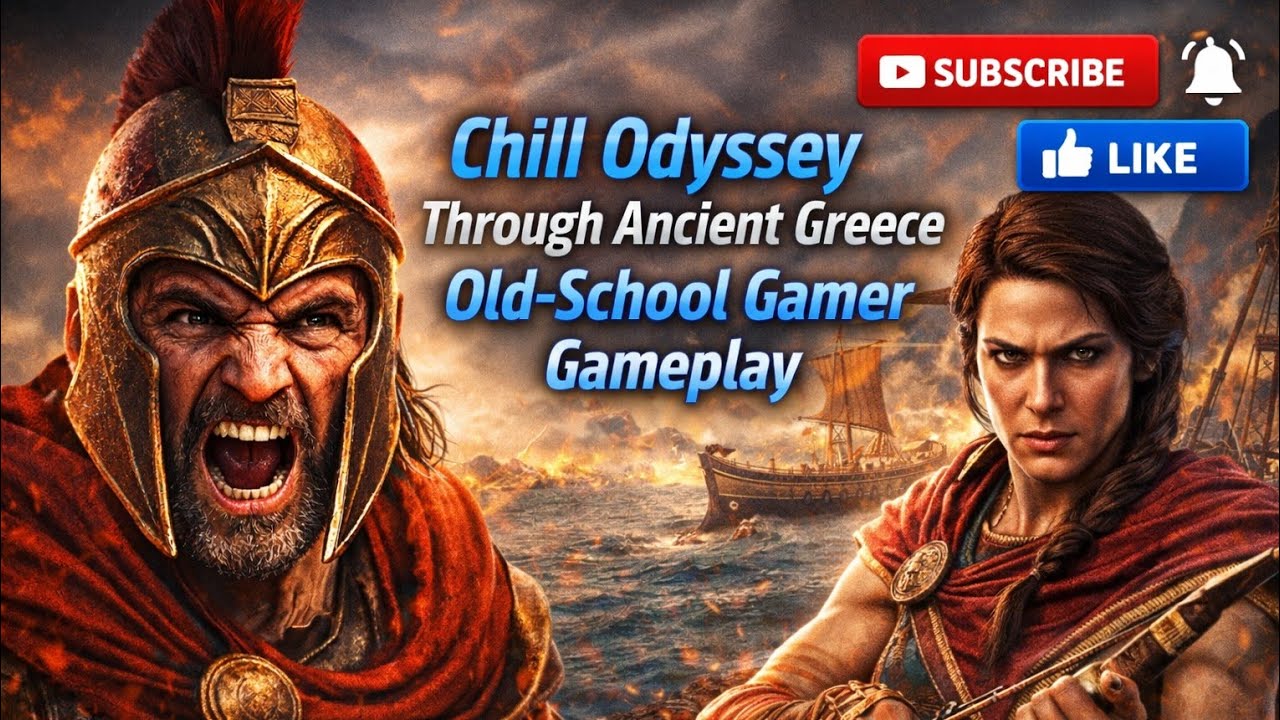 Chill Odyssey Through Ancient Greece | Old-School Gamer Gameplay