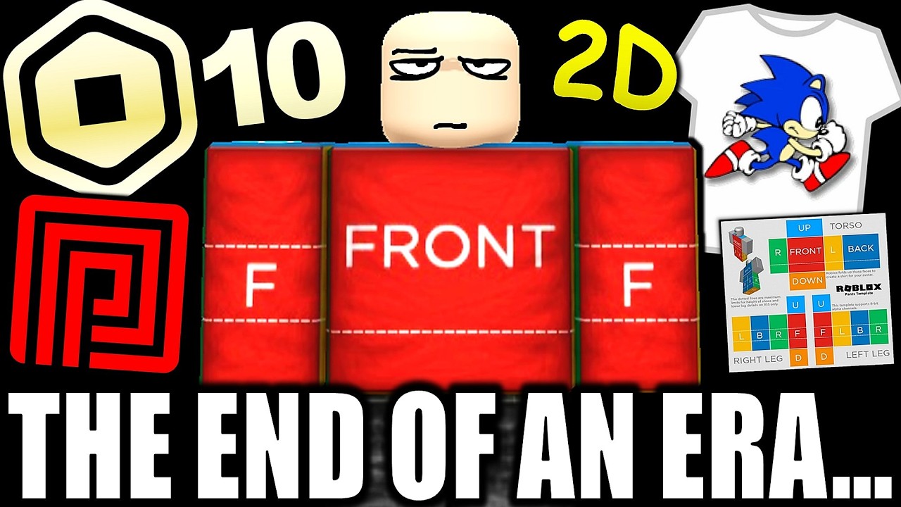 They just ruined 2D shirts, pants & t-shirts... (ROBLOX)
