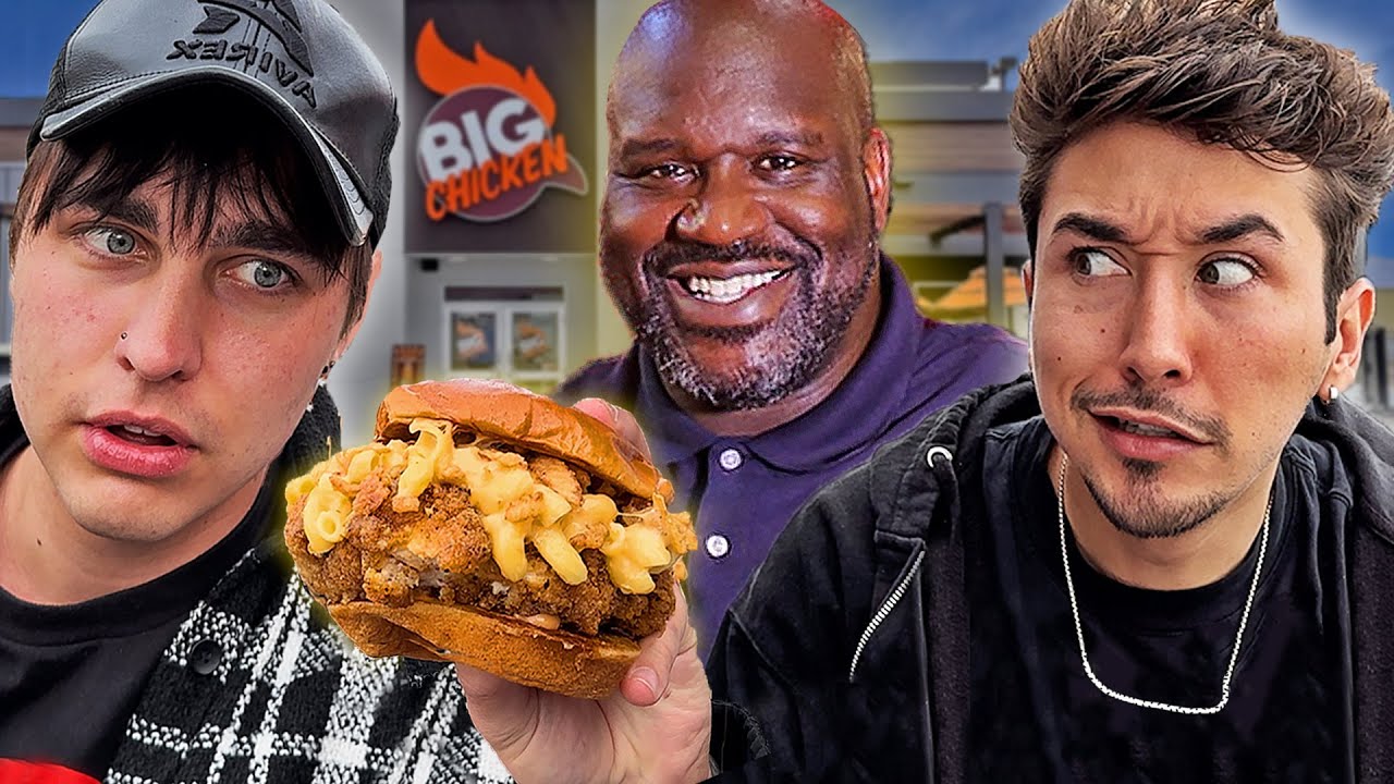 Eating At SHAQ'S Restaurant w/ Colby Brock (This is what we got...)
