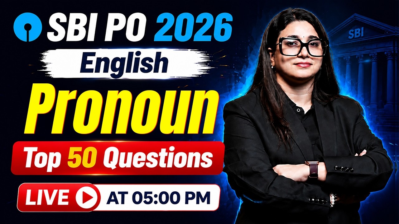 SBI PO 2026 | Pronoun in English Grammar | Top 50 Questions | English by Rubaika Ma'am