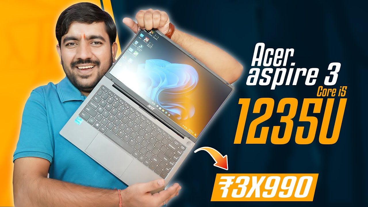 Acer Aspire 3 Core i5 12th Gen 1235u Laptop | The Best Budget Laptop For Under Rs 35000!🔥[Hindi]