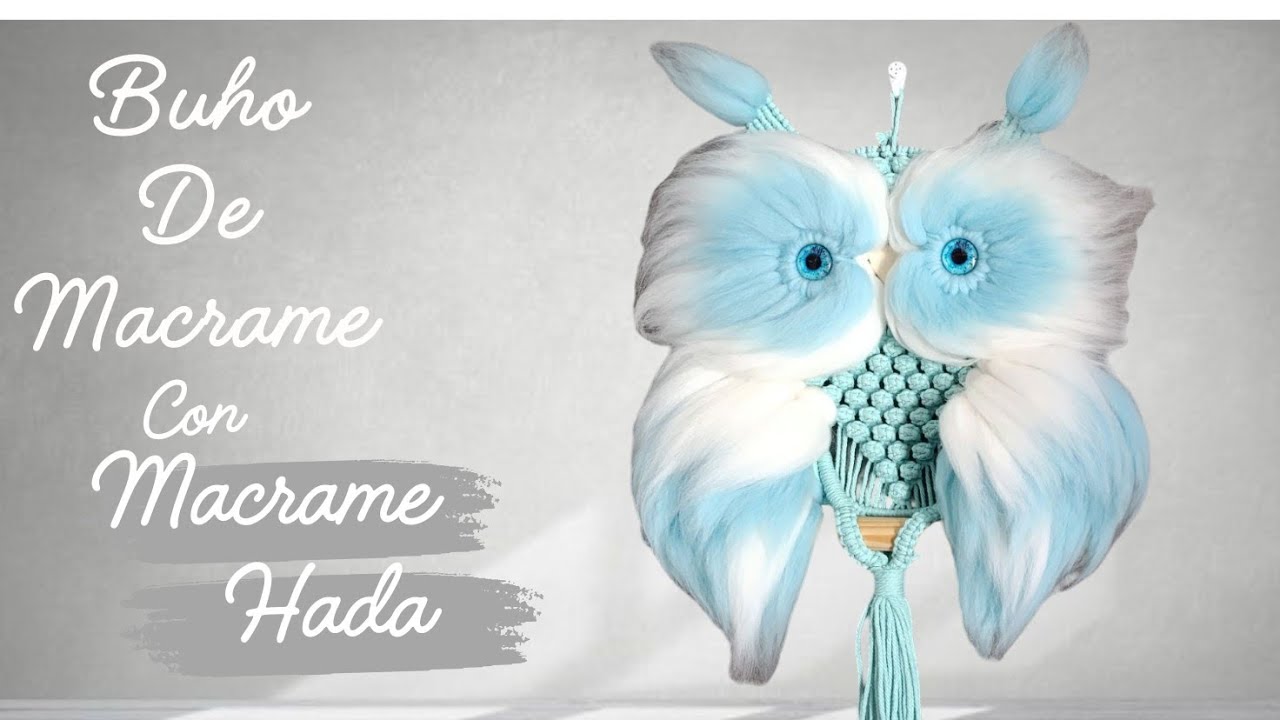 Como Hacer Buho de Macrame Paso a Paso | DIY Facil Para Principiantes | Macrame Owl