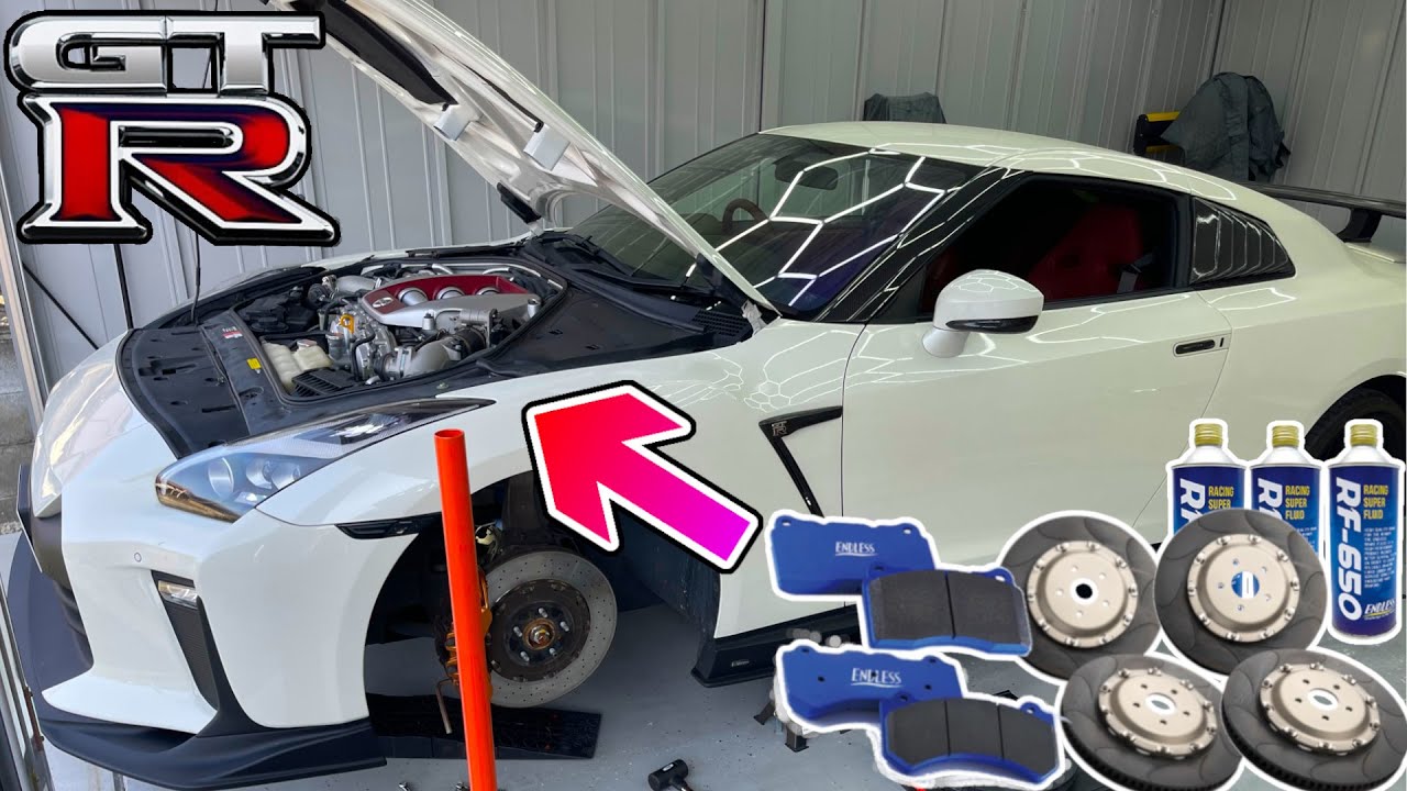 お金が無いのでド素人が自分でR35GTRのブレーキ一式交換してみたら何も上手くいかなくて詰んだ