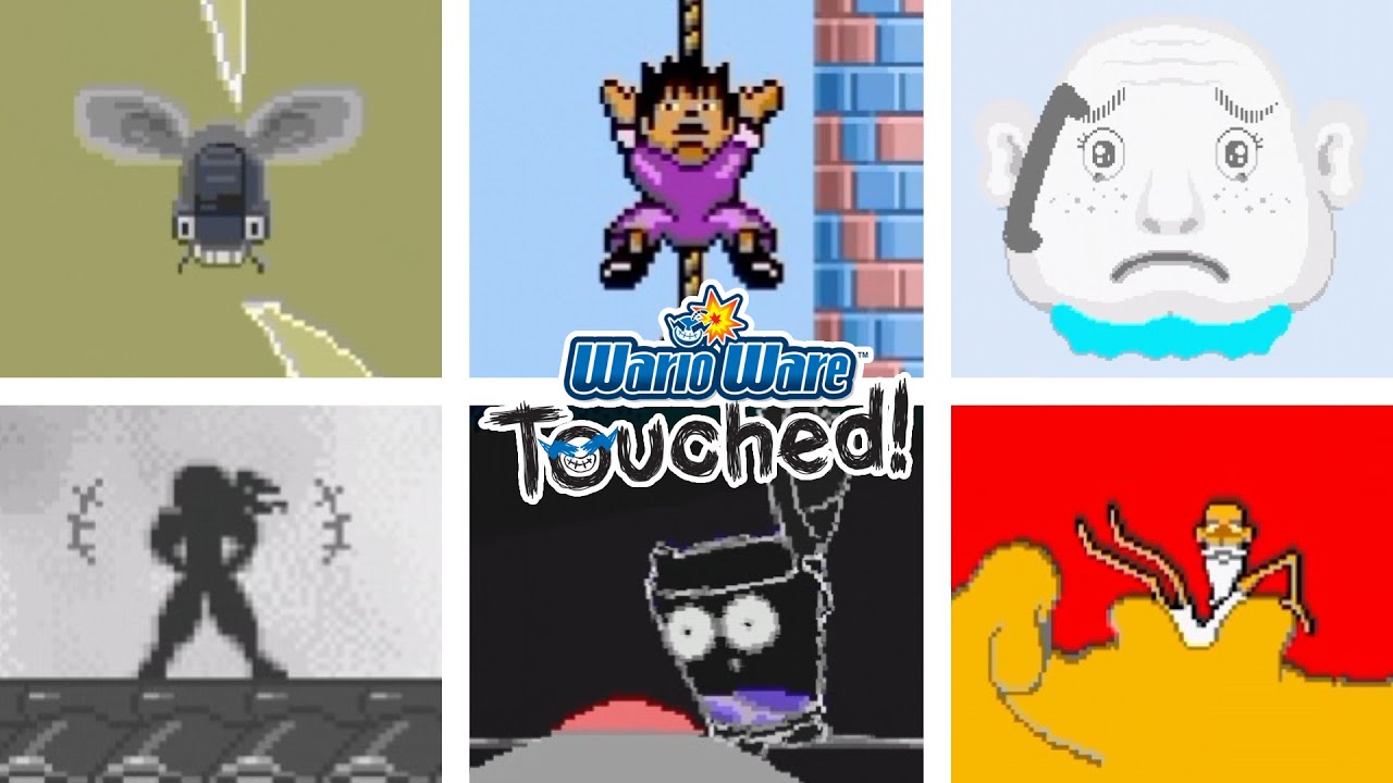 WarioWare Touched - All Microgame Fail Animations