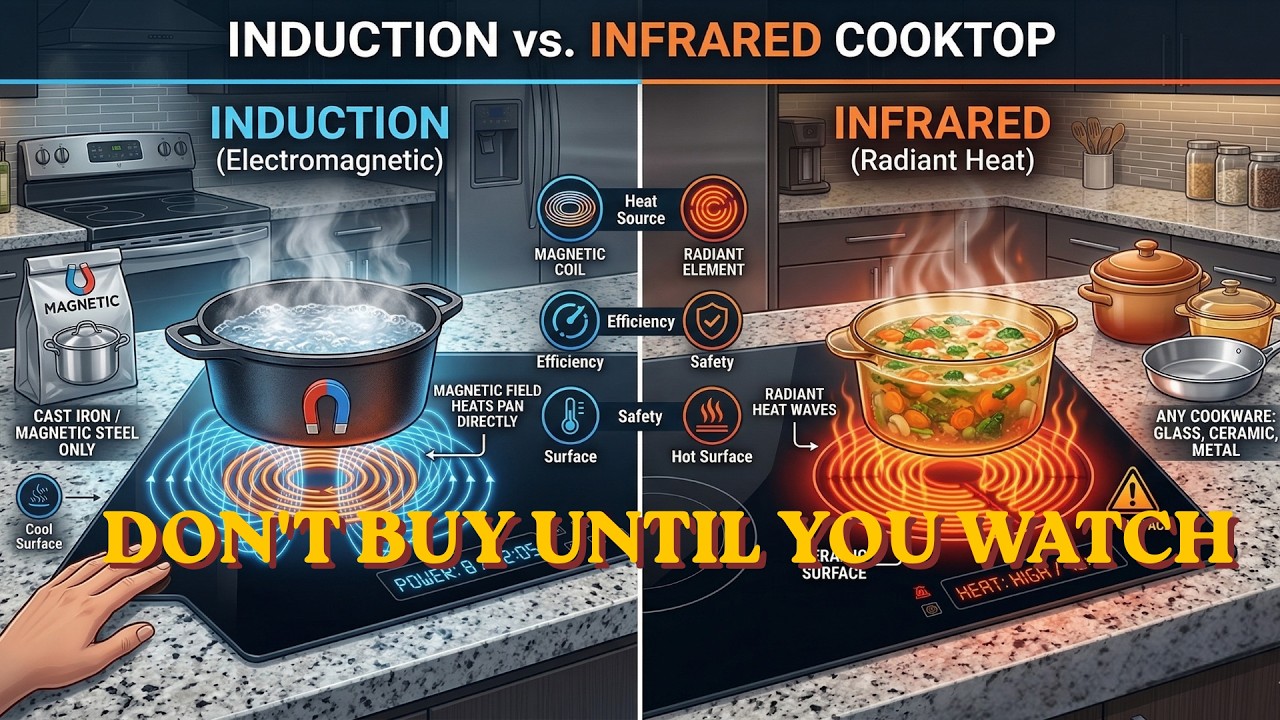 Watch THIS Before You Buy an Induction or Infrared Cooktop!