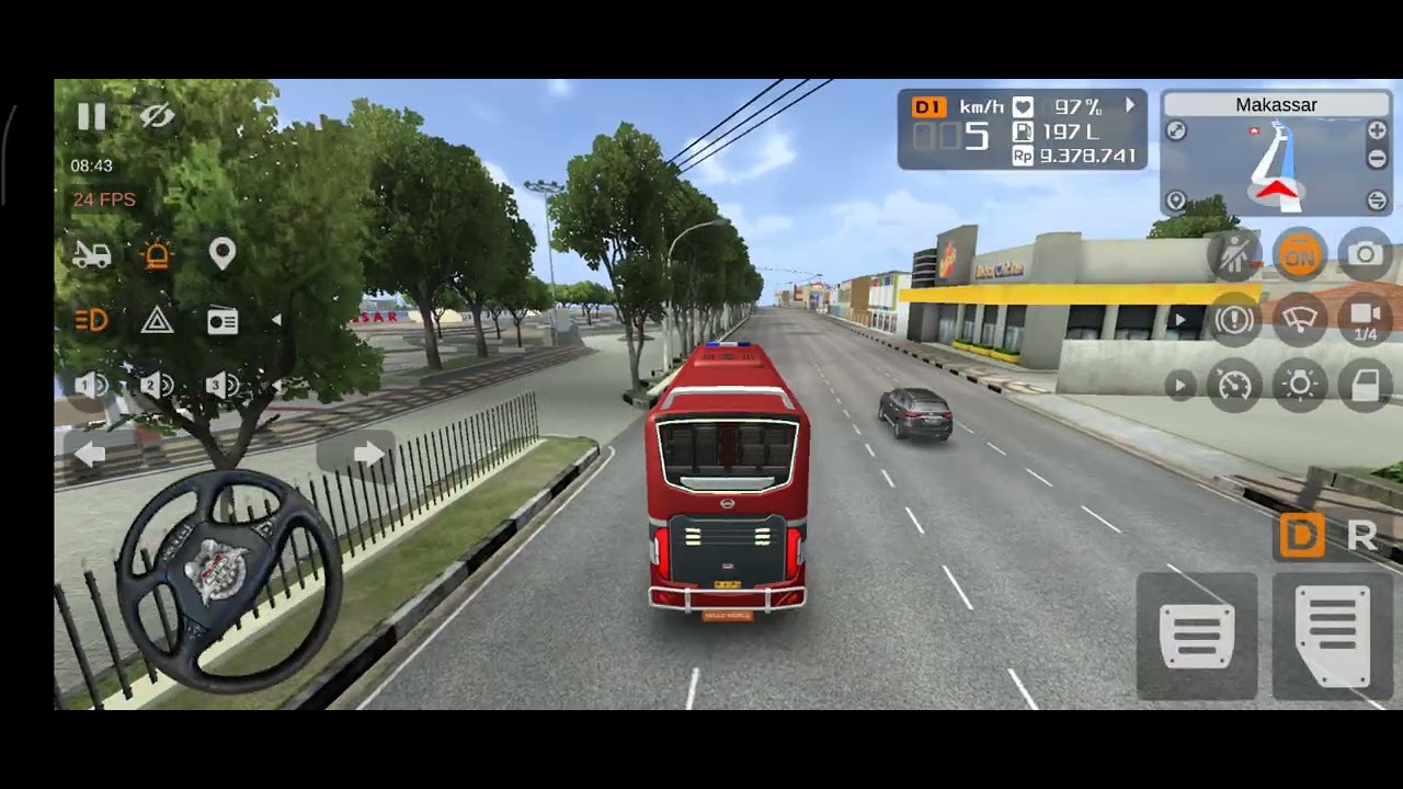 A FAMILY GATHERING TO WORLD'S THIRD-LARGEST THEME INDOOR PARK AT MAKASSAR IN INDONESIA BUS SIMULATOR