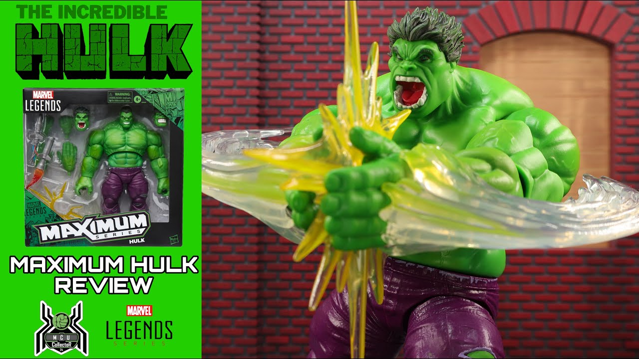 Marvel Legends Maximum Series Incredible HULK Comic Figure Review