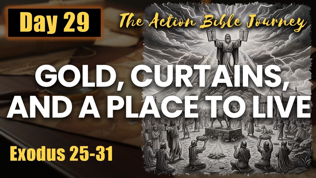 Day 29: Gold, Curtains, and a Place to Live | Exodus | Action Bible Journey