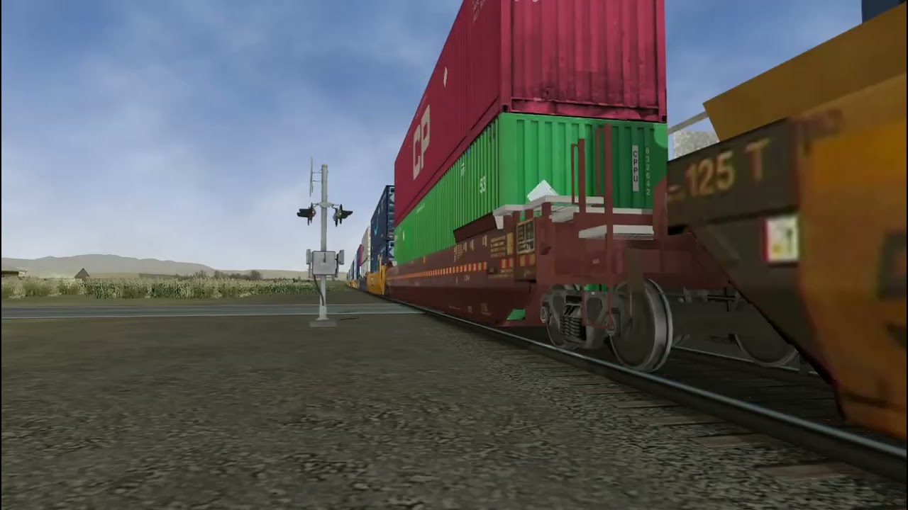 ORTS: Fast UP SD70AH-T4 #3055 EB KLTG2-02 At Wellington, UT