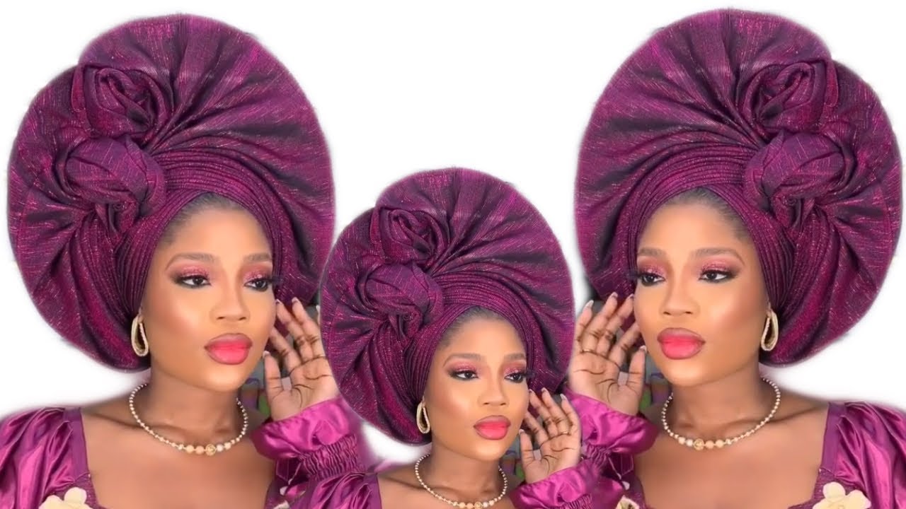 HOW TO TIE SIDE KNOT FAN  GELE STYLE