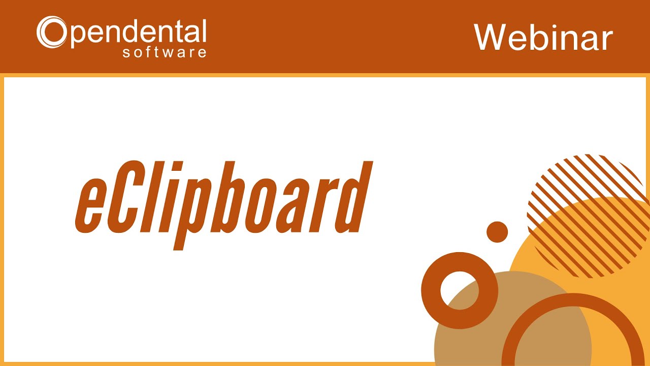 Открытый стоматологический вебинар &mdash; eClipboard