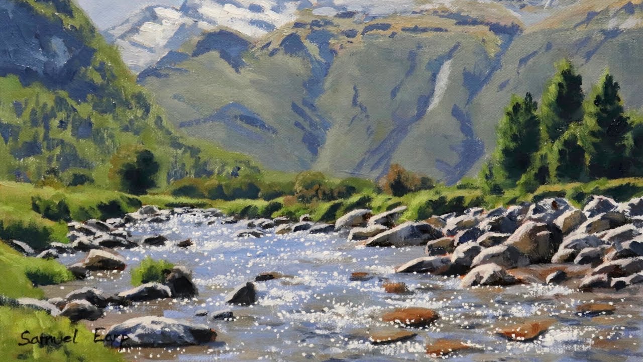 How to Paint Sparkling Water