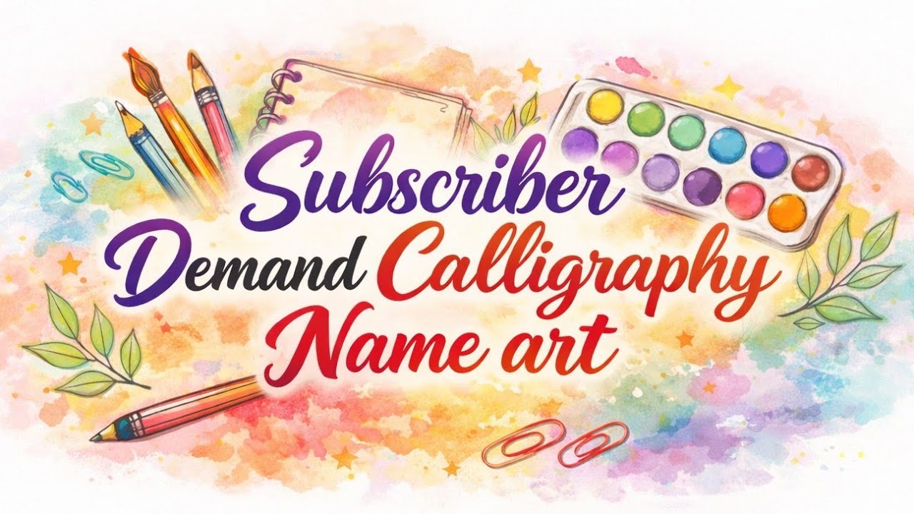 Calligraphy Name Art ❤️🫶🏻 / Comment You'r Name ❤️🎉🧿