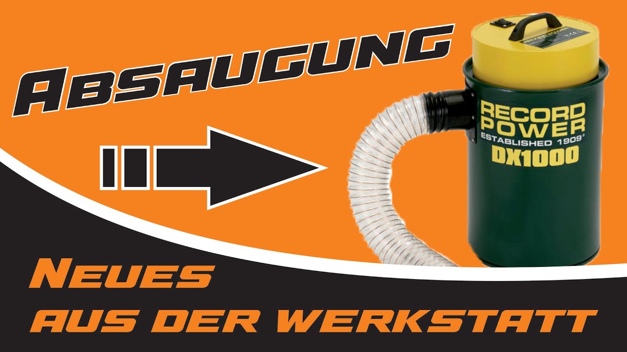 Record Power DX1000 Absaugung mit Sprachsteuerung
