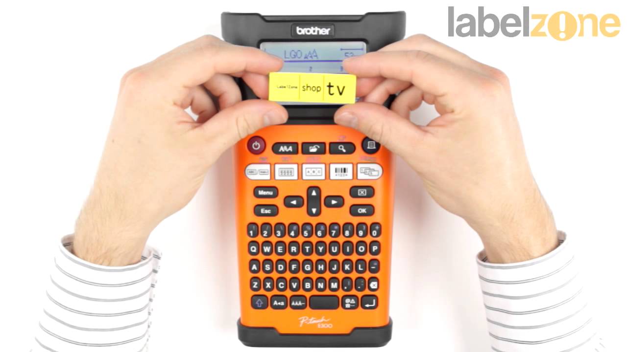 Brother PT-E300VP Hand Held Label Printer Kit - Unboxing and features