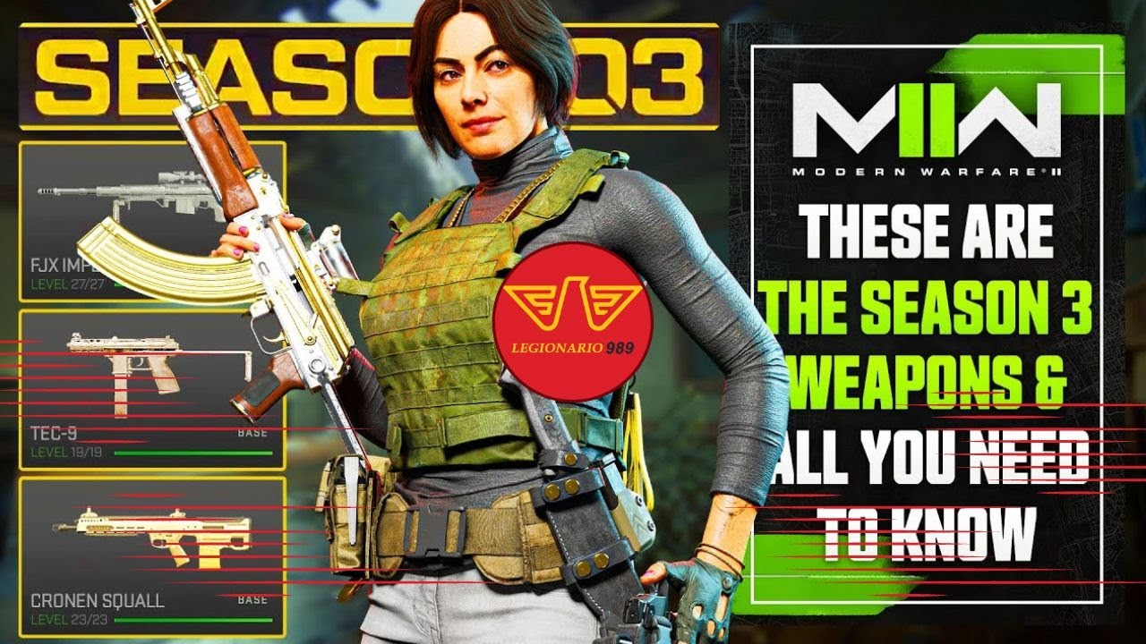 The new weapons of season 3 warzone 2 #warzone2 #season3 #weapons #callofduty #gameplay