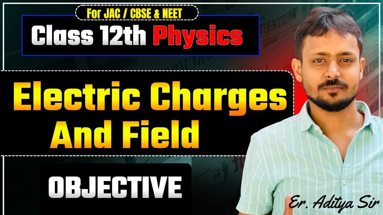 Electric Charges and field MCQ | NEET PYQ | Physics| 12 | Chapter 1 NCERT | Boards | Neet-UG