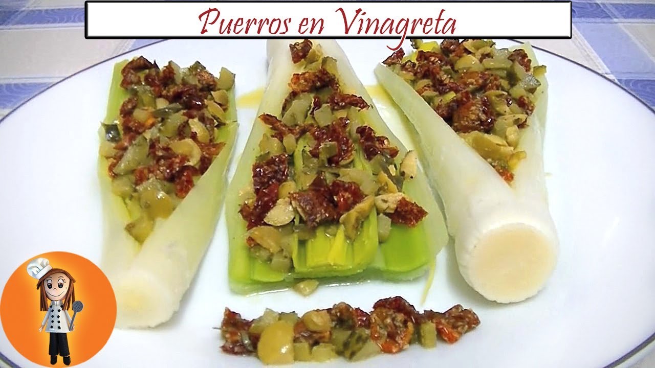 Puerros en Vinagreta | Receta de Cocina en Familia
