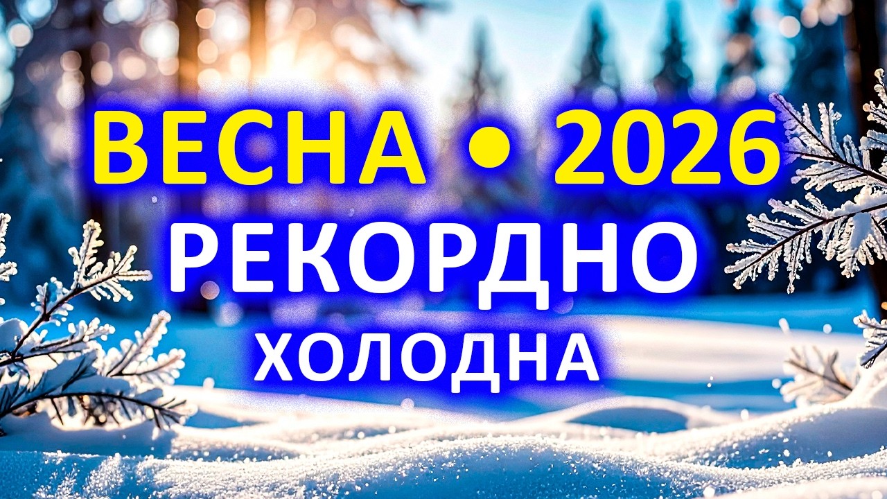 ❗❗ У це несила повірити! ПОГОДА НА ВЕСНУ - 2026 року*