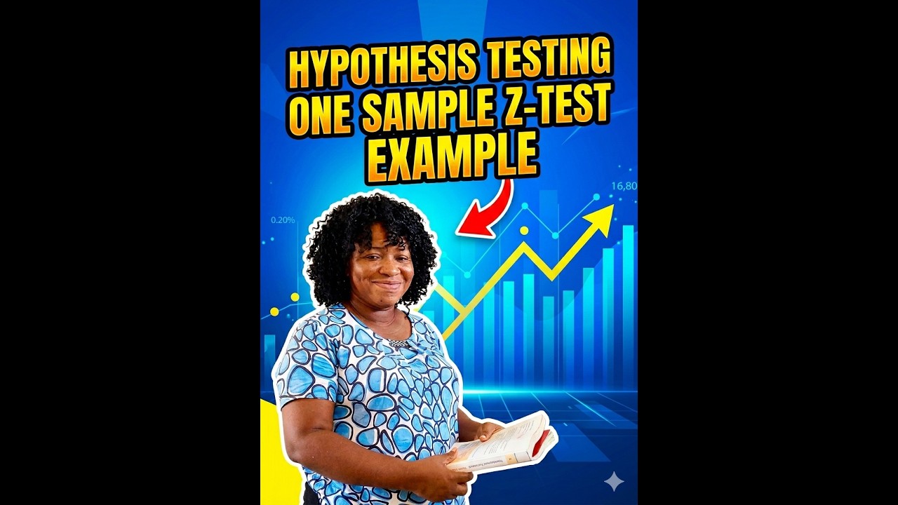 Hypothesis Testing| One Sample Z-test Example