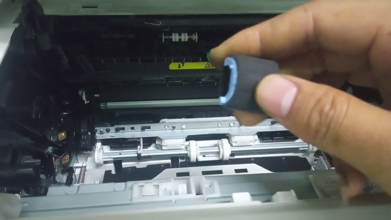 วิธีเปลี่ยนลูกยางดึงกระดาษ hp mfp m227fdw  อาการไม่ดึงกระดาษ 