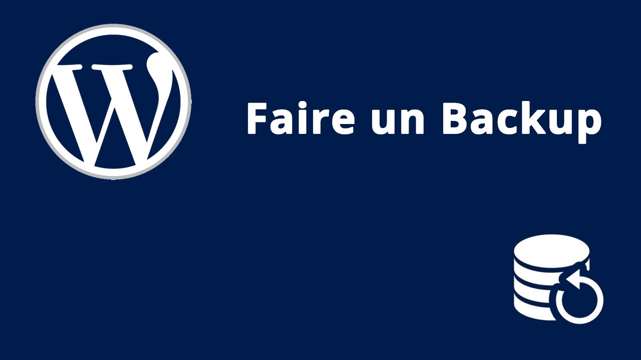 Wordpress : faire une sauvegarde