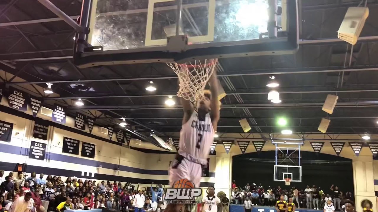 JD Davison is a DOG!!!! A Human Highlight Reel in rematch game vs. Central Hayneville  2.10.19