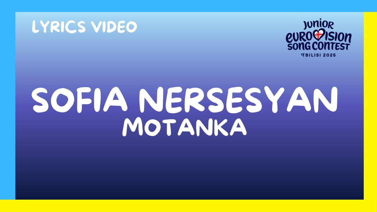 LYRICS / TEKCT | SOFIA NERSESYAN - MOTANKA | JUNIOR EUROVISION 2025 - UKRAINE