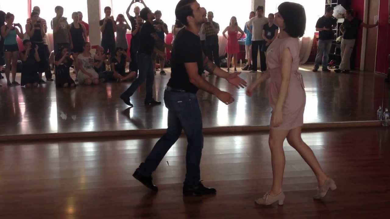 Dance Tel Aviv Lindy Hop workshops with Sharon and Juan - workshop 1