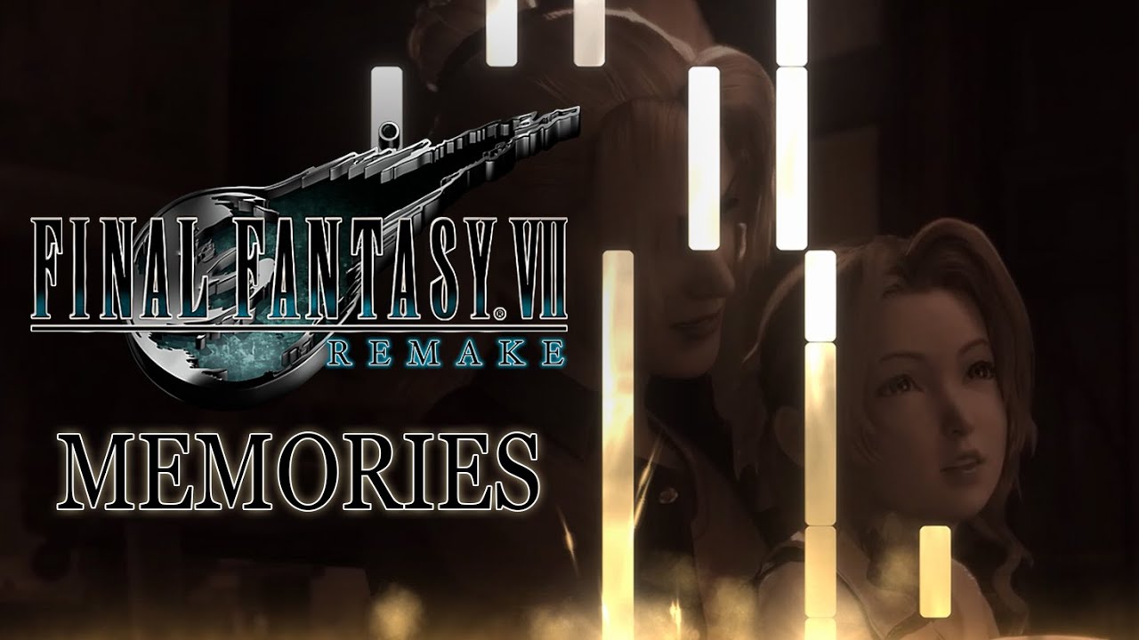 Memories (Aerith's Theme) Piano Synthesia (from Final Fantasy VII: Remake)