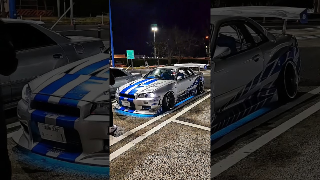 Skyline R34 Edit🔥|#nissan #gtr #r34 #sound #car #edit